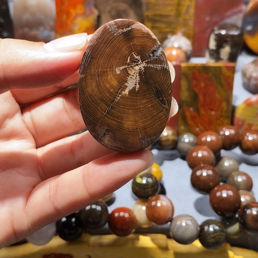 硅化玉天然北票硅化玉吊坠未镶嵌