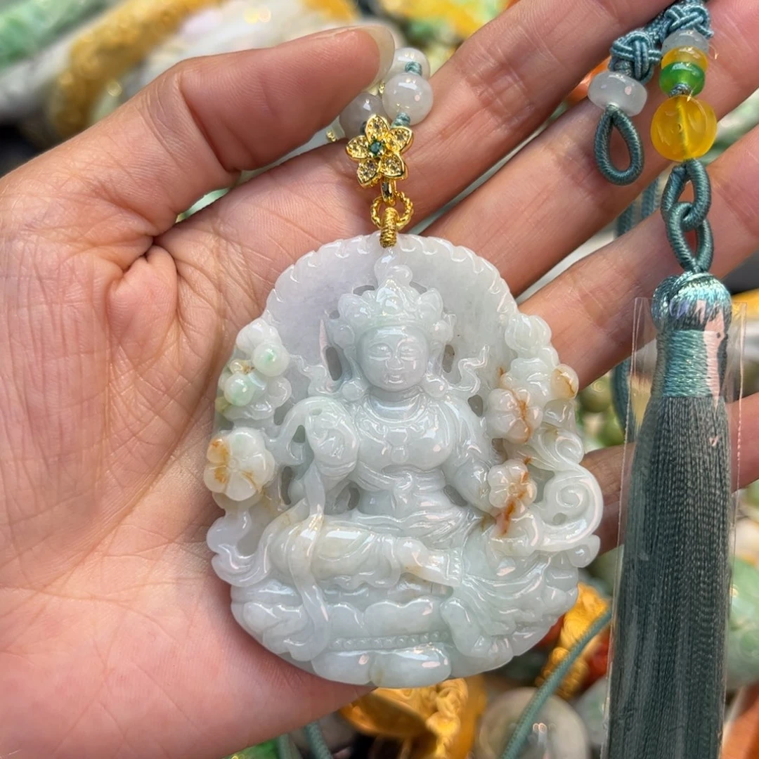 翡翠颈饰未镶嵌待编款