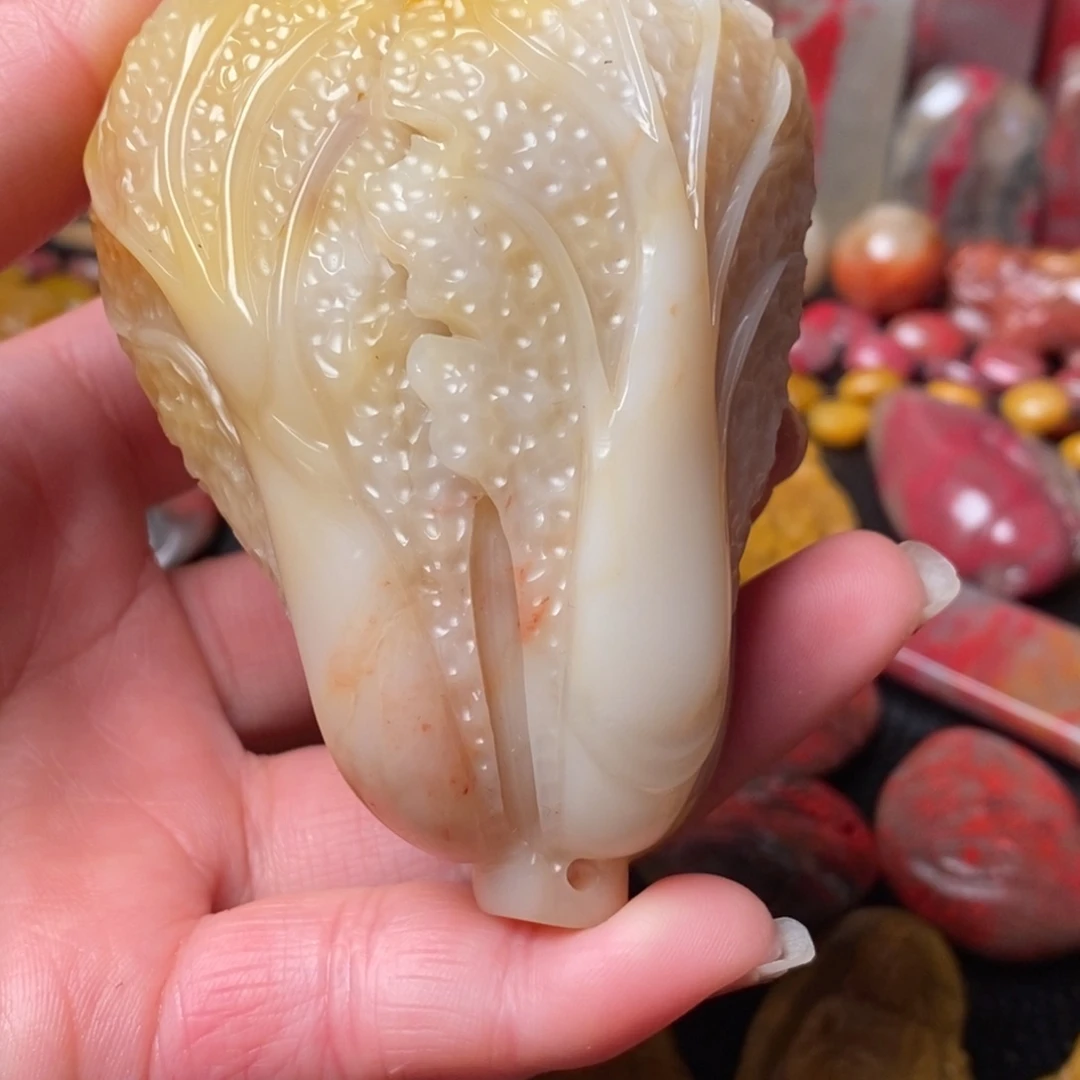 昌化石美*昌化大白菜