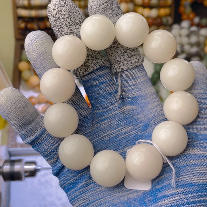 菩提根/象牙果手串蓝**色默认微瑕