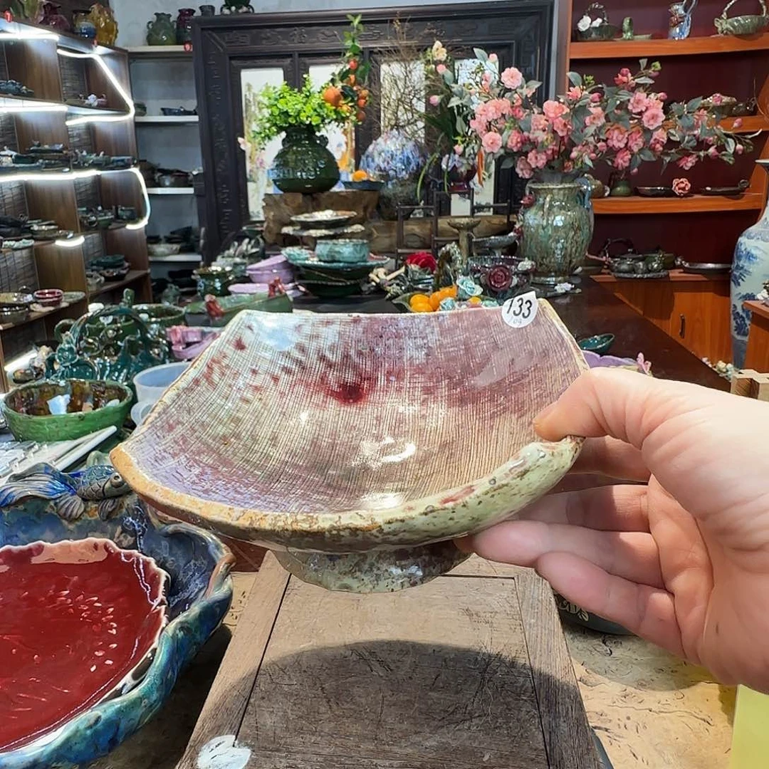 清***影预售纯手工咖啡杯盘碗