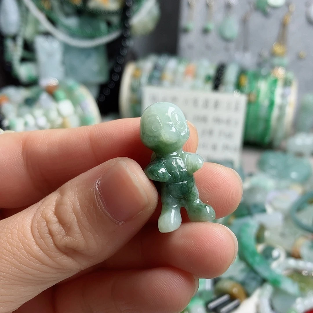 翡翠颈饰未镶嵌忍者神龟