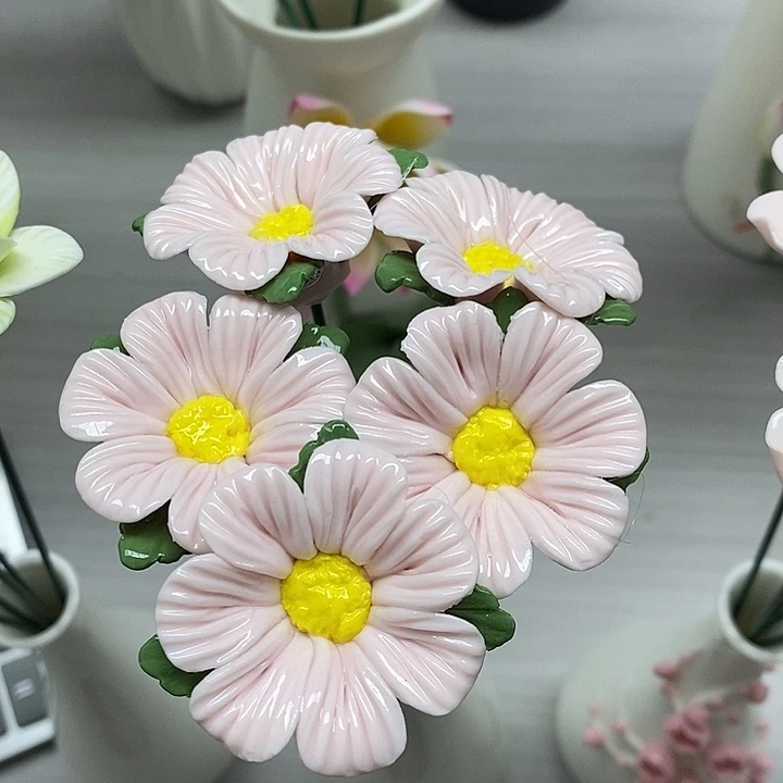 陶瓷陶瓷材料小雏菊