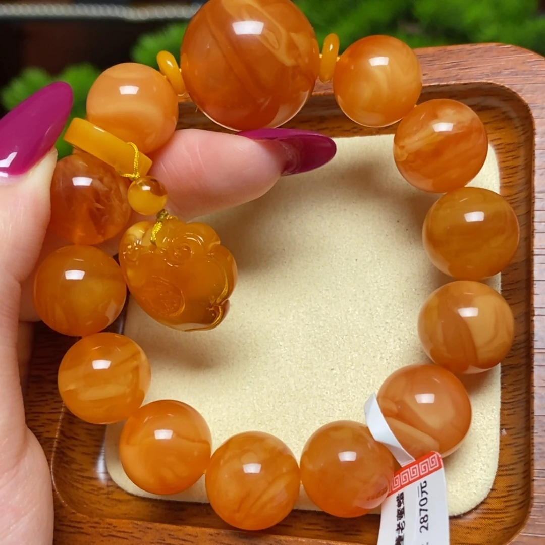 【闪购商品】蜜蜡颈饰未镶嵌手串