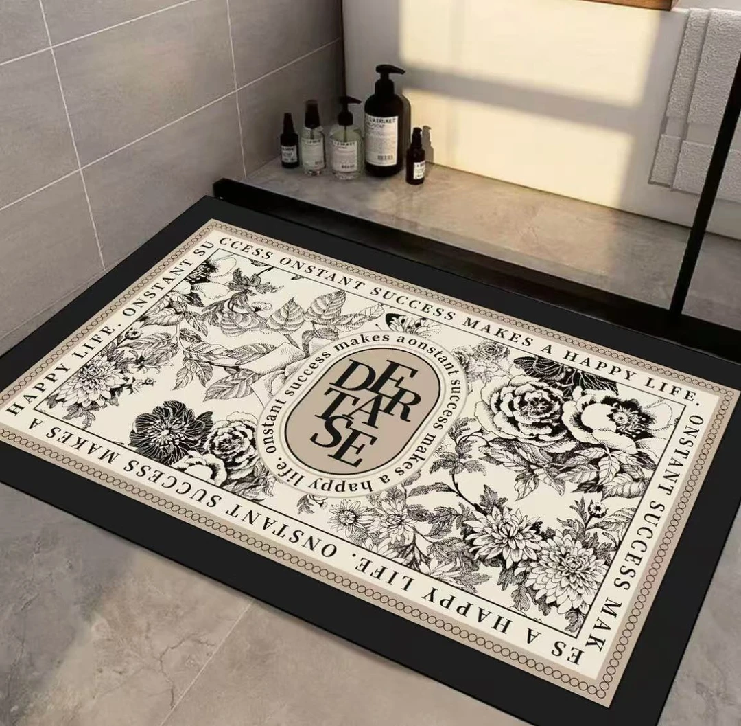 A-239【60*90】浴室吸水防滑垫三秒速吸五秒速干脚垫耐脏家用垫子