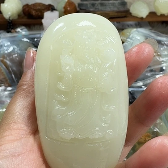 贡***风砖雕石头手把件石头手把件