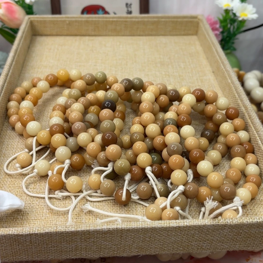 菩提根/象牙果吊坠13水磨原生态圆珠手持福利一锅随单029