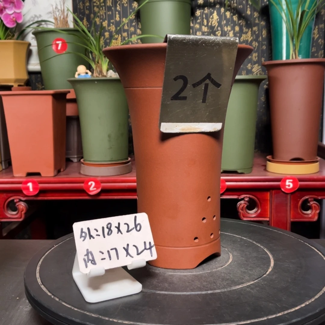 紫砂花盆紫砂花盆