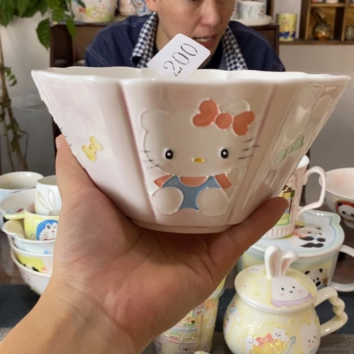 瓷片景德镇釉下彩手绘
