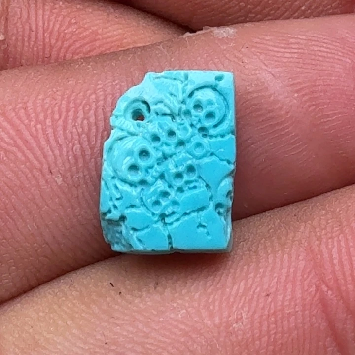 绿松石未镶嵌珠宝半成品