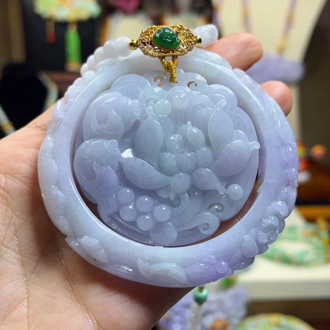 翡翠未镶嵌颈饰天然翡翠手镯55圈口