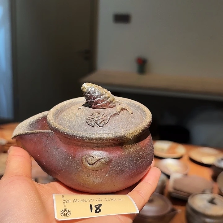 备前烧作品宝瓶款