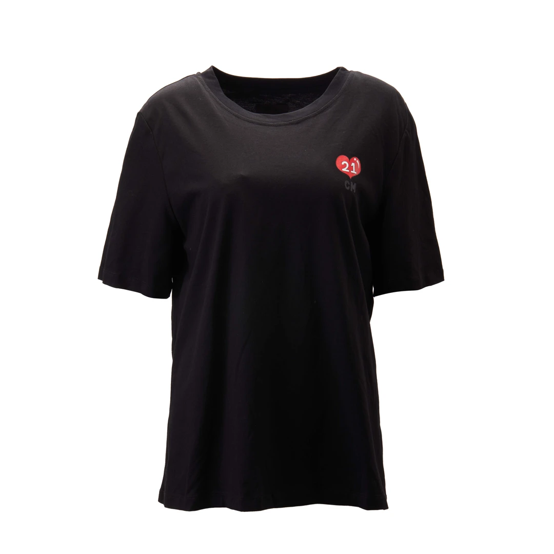 LAURENCE & CHICO21爱心T恤，黑色D4AE10110376