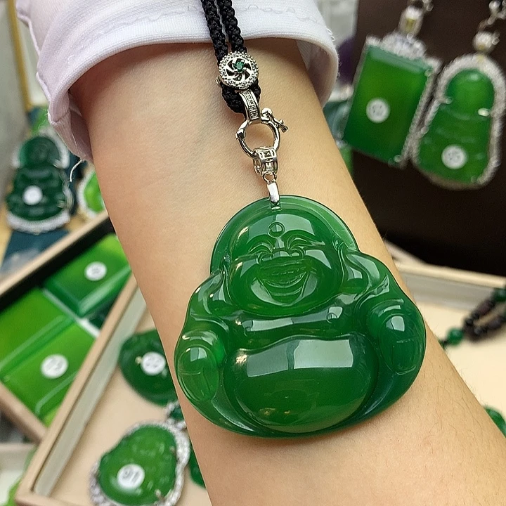 玛瑙/玉髓未镶嵌吊坠