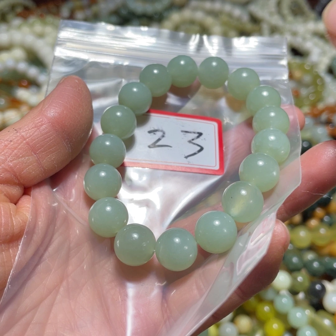 蛇纹石玉未镶嵌手链