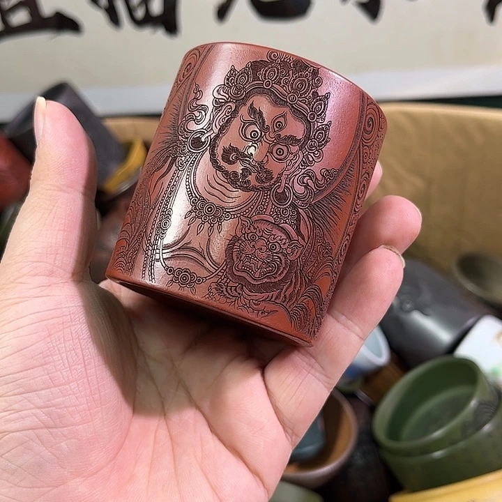 茶杯紫砂全手工紫砂主人杯