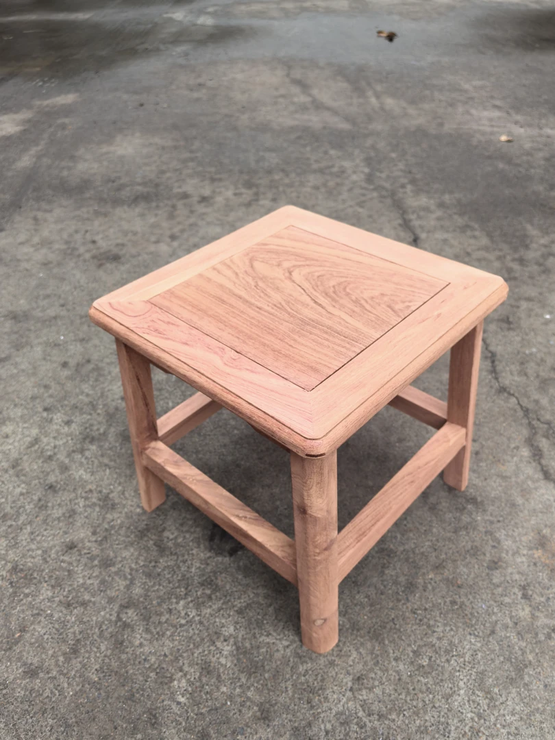 赞比亚小巴花红木小方凳富贵凳换鞋凳实木小方凳28*28*28白胚