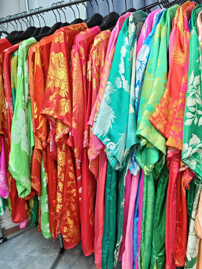 新中式老软锻宽松上衣中长款夏薄款大码女装