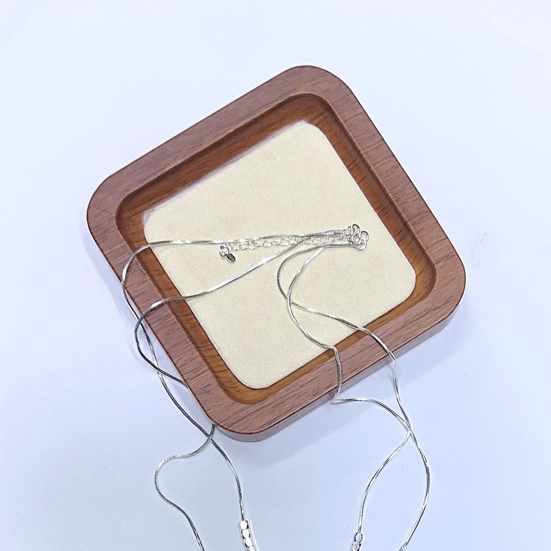 链子足银 碎银多双圈项链