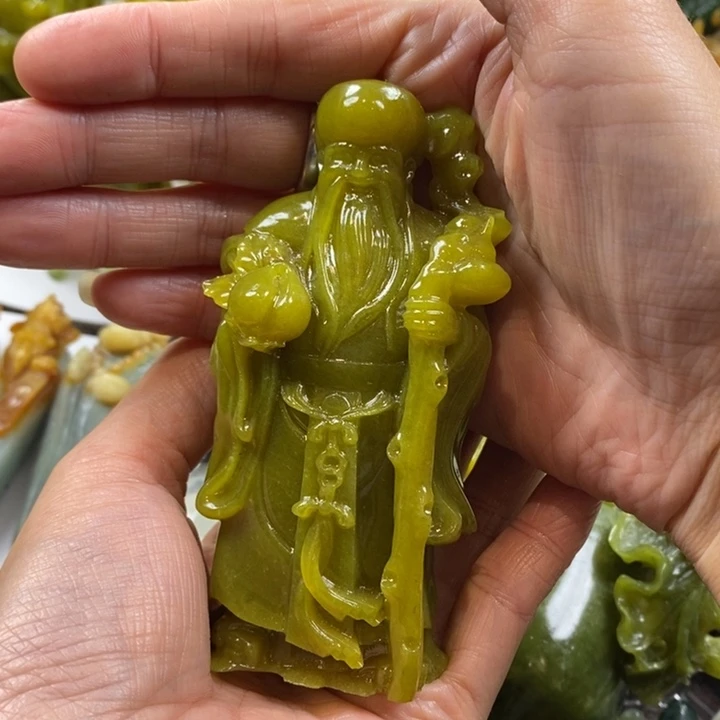 蛇纹石玉（覆膜）珠宝奇石未镶嵌用****3