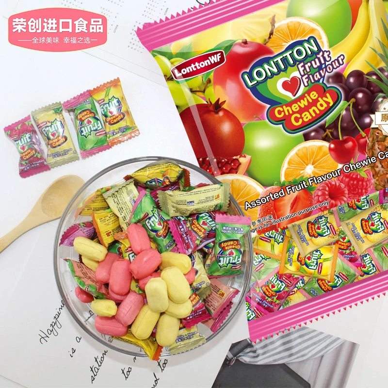 荣创进口马来西亚lonttonwf伦敦软糖番石榴水果糖网红解馋小零食