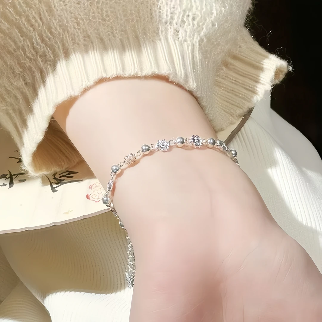 【826】设计百搭轻奢组合套链手链简约气质小众素链