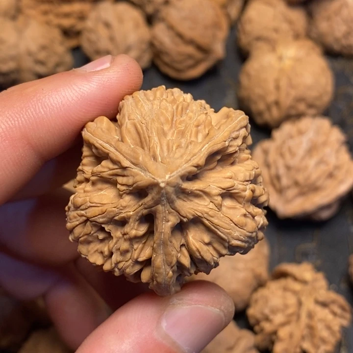 文玩核桃吊坠天**顺文玩核桃异形单只