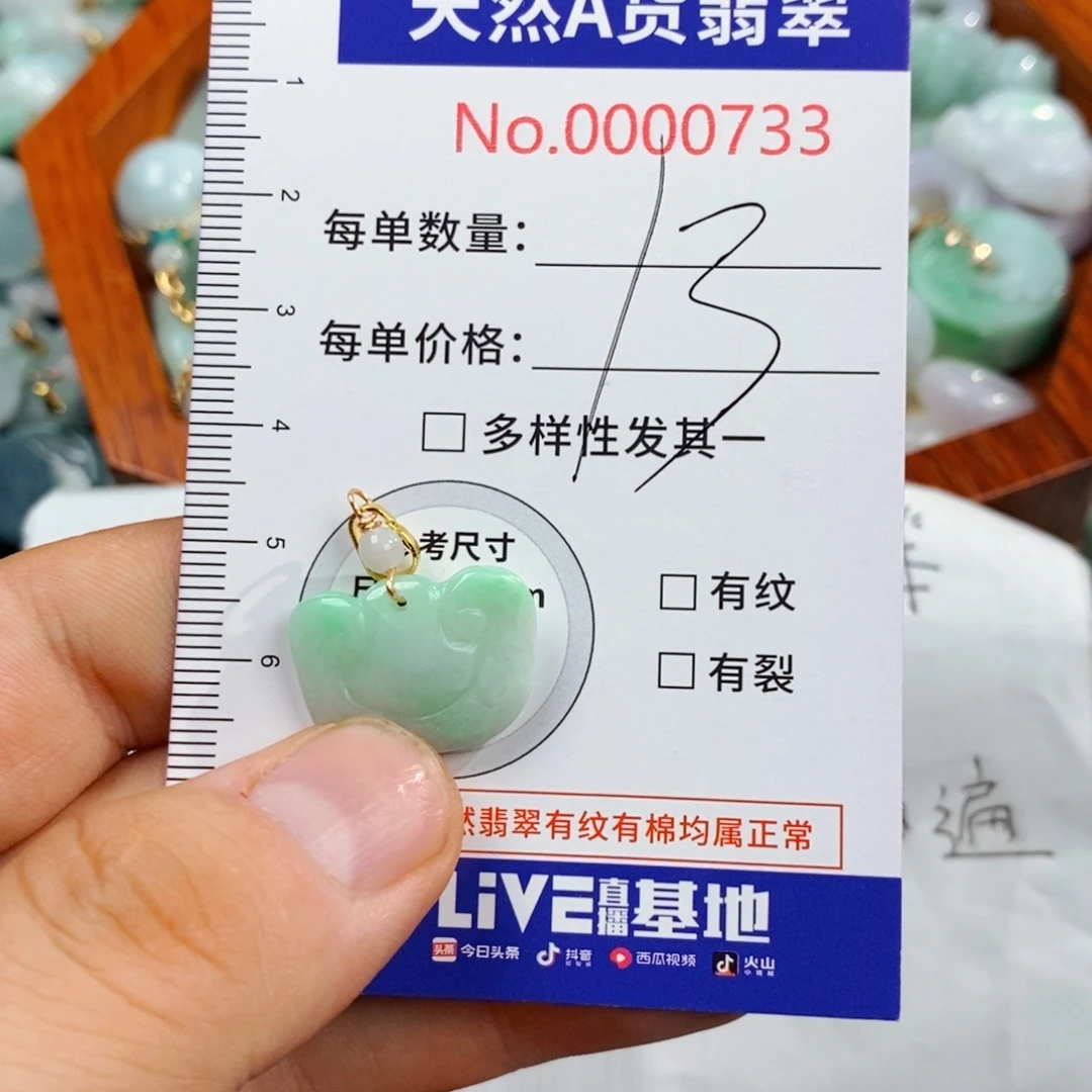 颈饰未镶嵌翡翠733