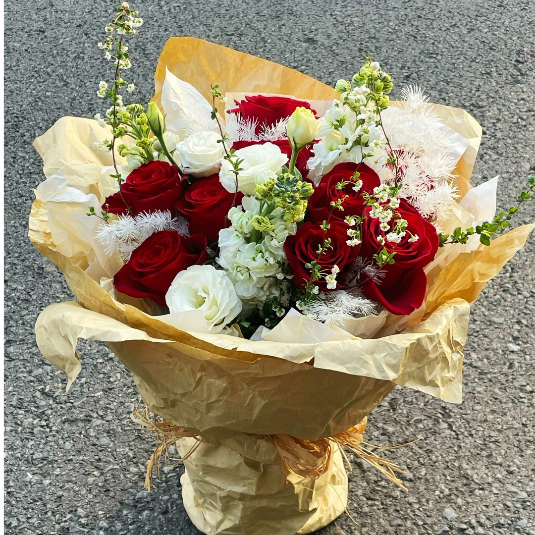 【平顶山花店】红色系混搭花束