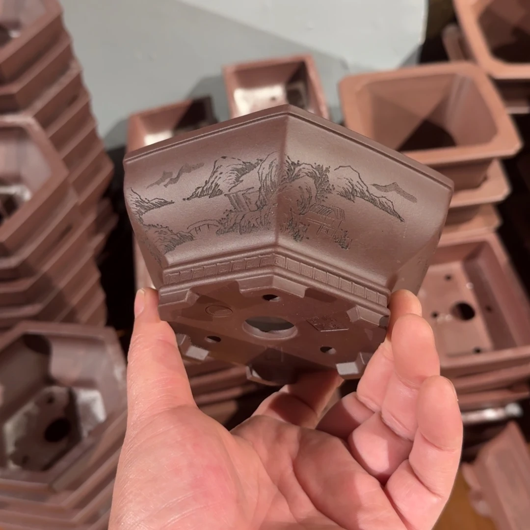 花盆紫砂原矿紫泥