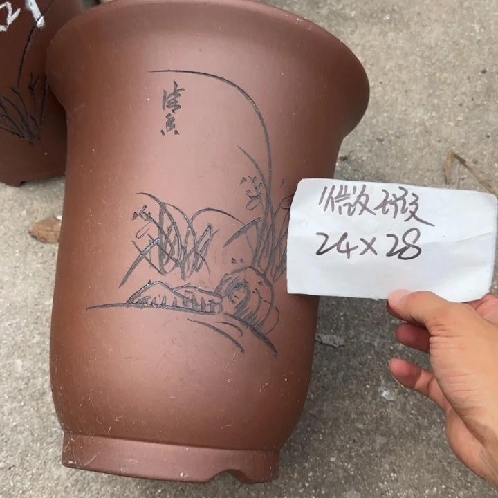 紫砂花盆特价商品