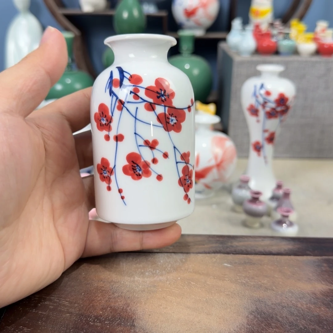 陶瓷手工小花器摆件