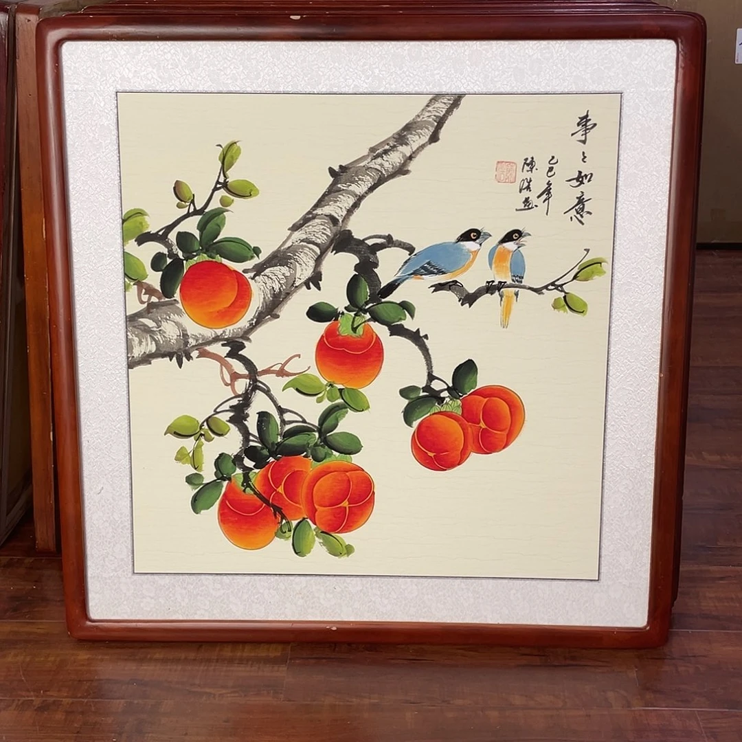 国画带框尺寸63*63厘米