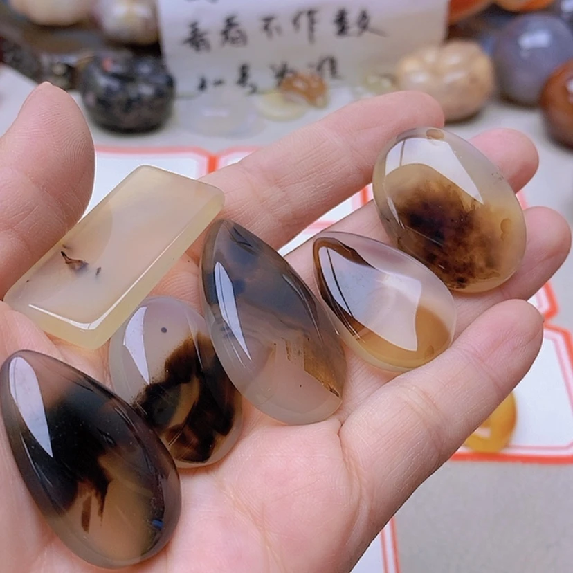 【闪购商品】未镶嵌玛瑙/玉髓珠宝半成品晴****)