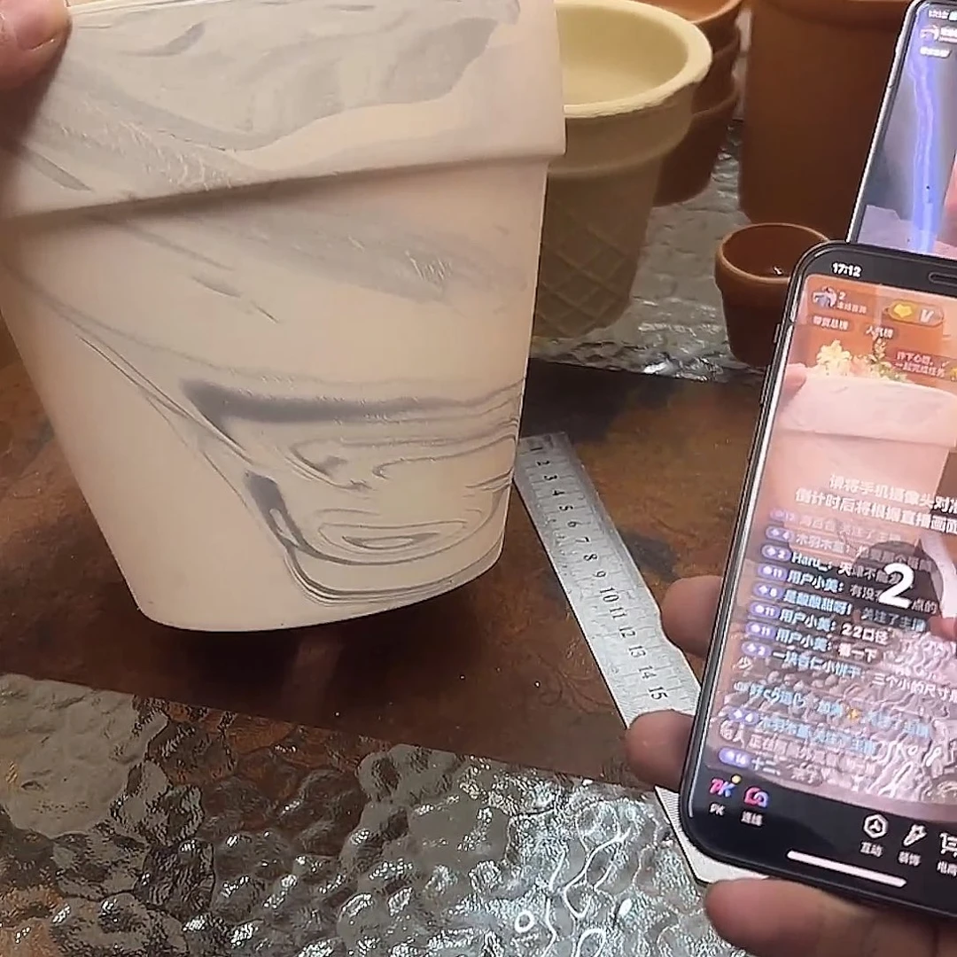 微瑕蓝色玛奇朵20口18高1个