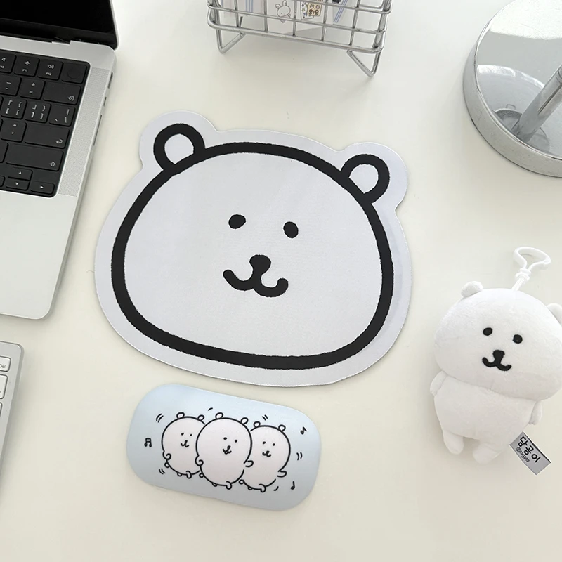 鼠标垫自嘲熊周边垫子可爱小号手托女生二次元手腕垫异形护腕桌垫