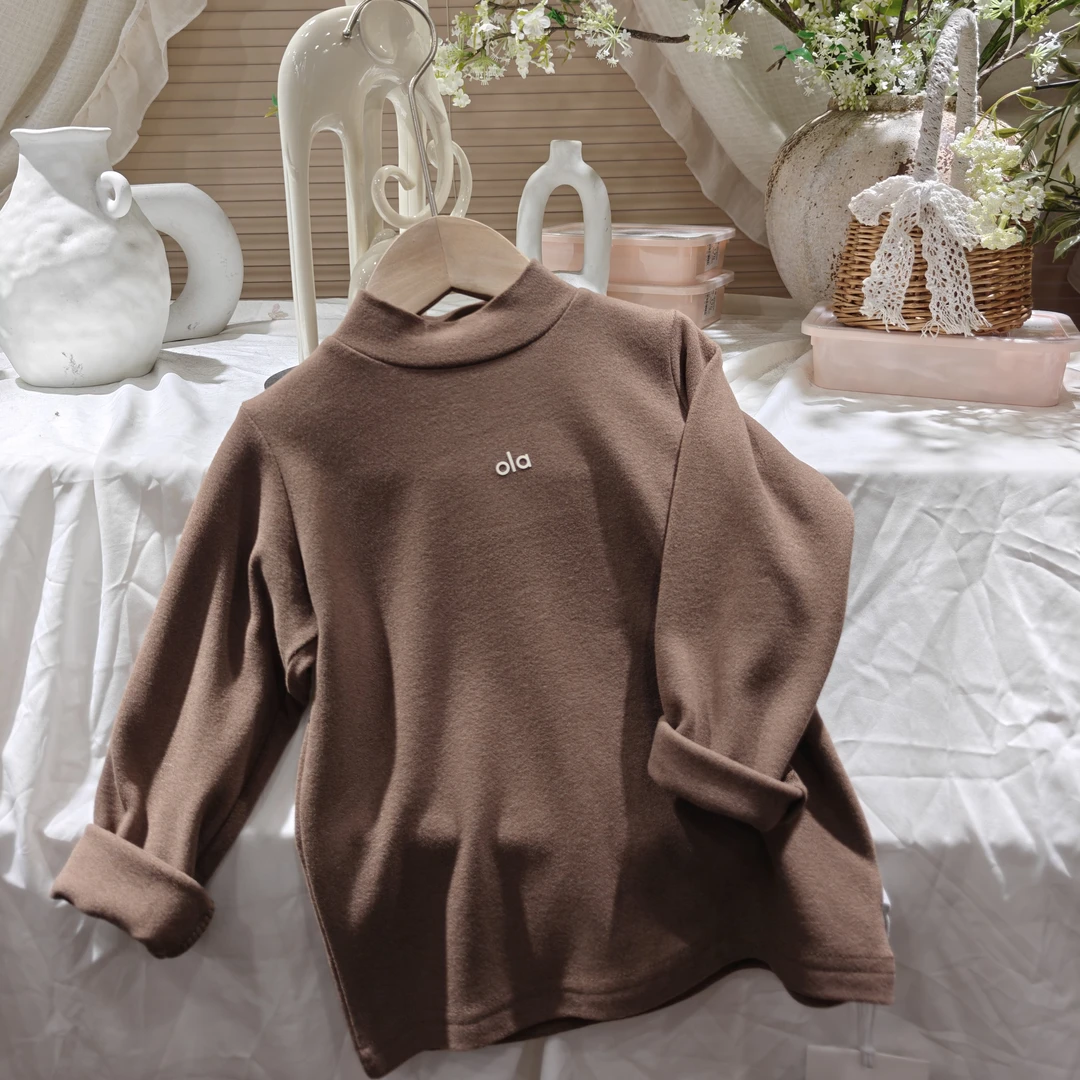 D2-9。83051冬款320克打底T恤字母童装