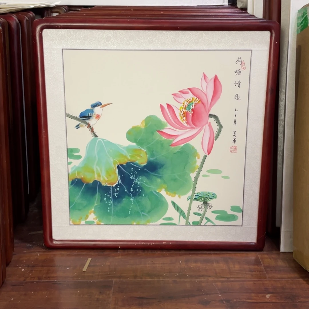 国画带框尺寸63*63厘米