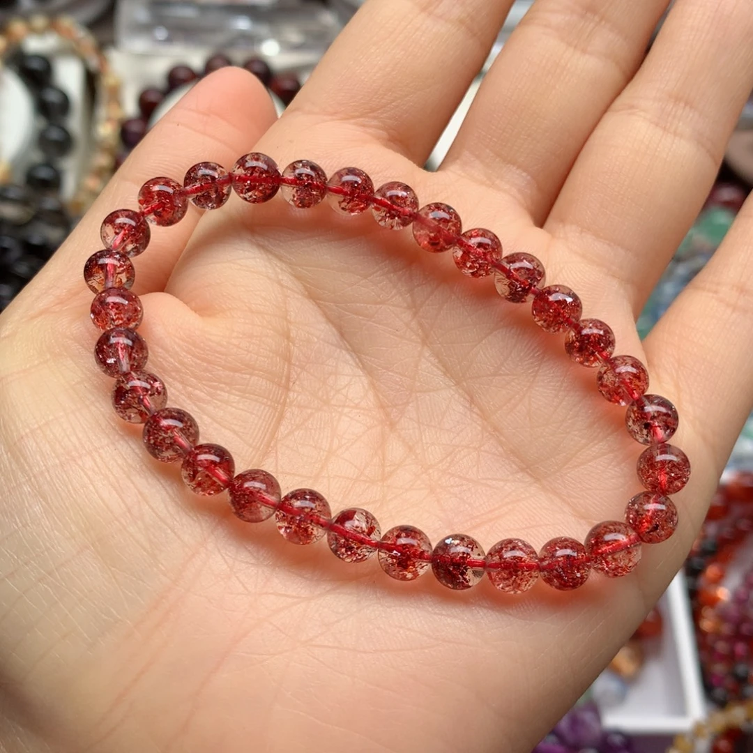 水晶未镶嵌手链金草莓6