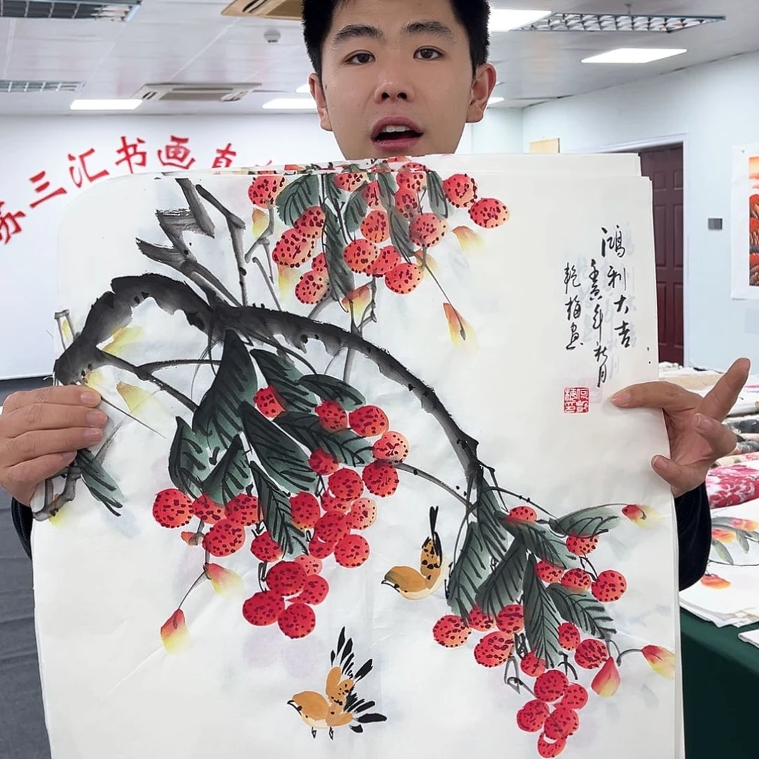国画宣纸国画纯手绘作品
