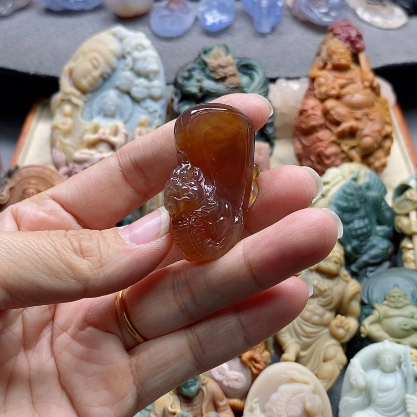 【闪购商品】未镶嵌吊坠定制玛瑙