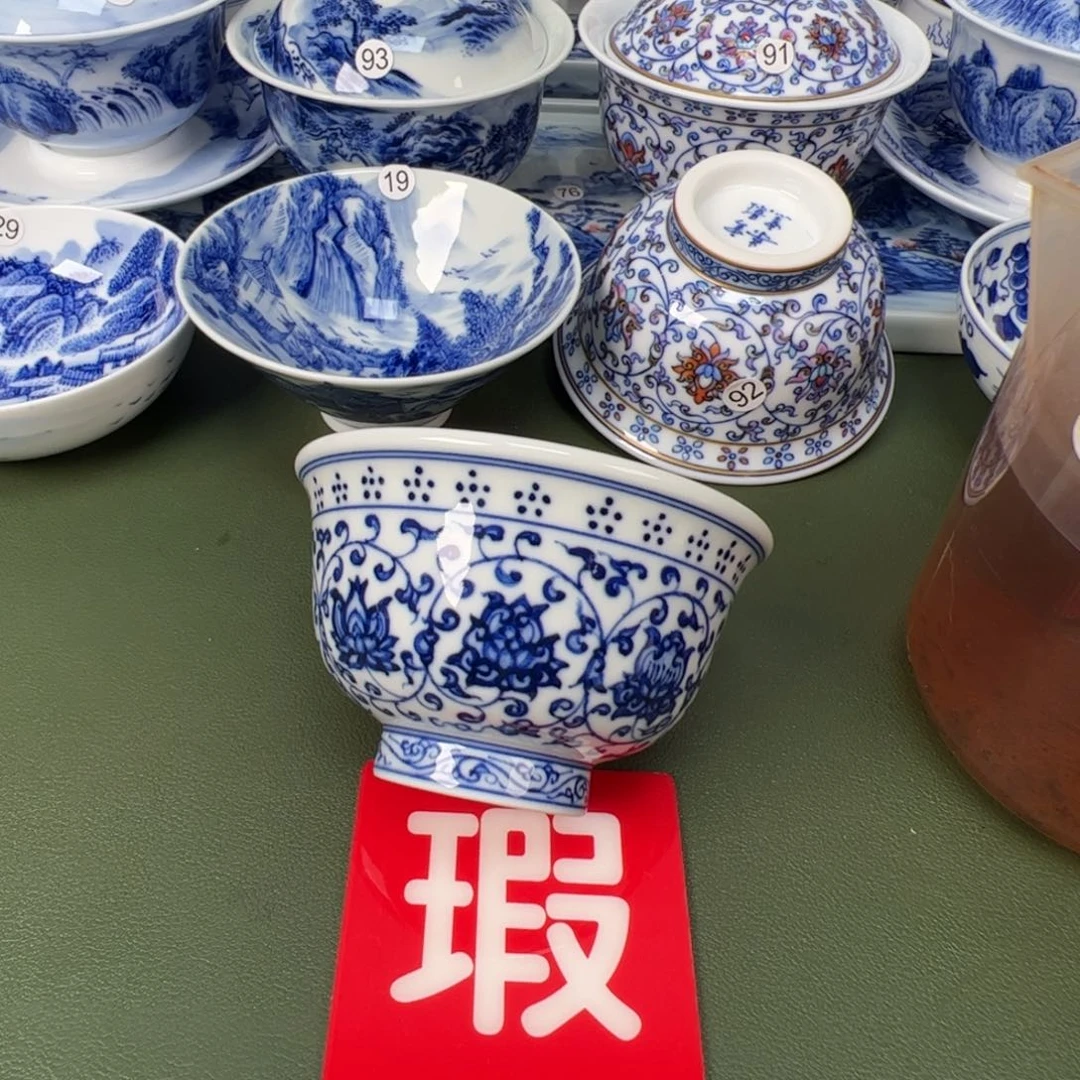景德镇纯手工纯手绘茶具木木100