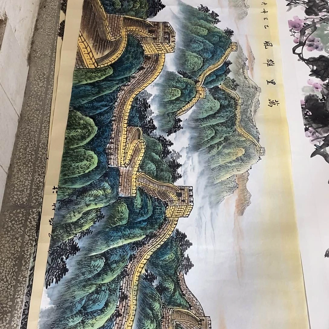 国画画画真的画画