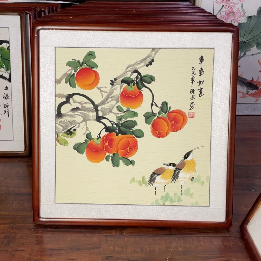 国画带框尺寸63*63厘米