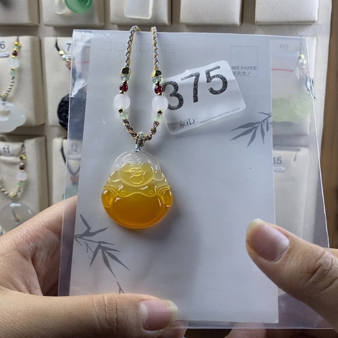 玛瑙/玉髓合金颈饰