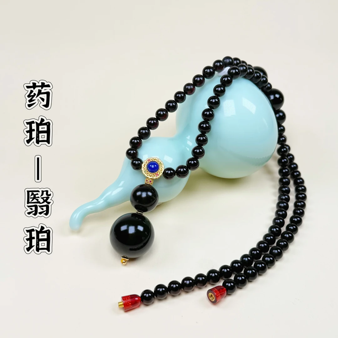 美创珠宝天然原矿琥缅甸翳珀22+/14+/10+/6+设计款项链