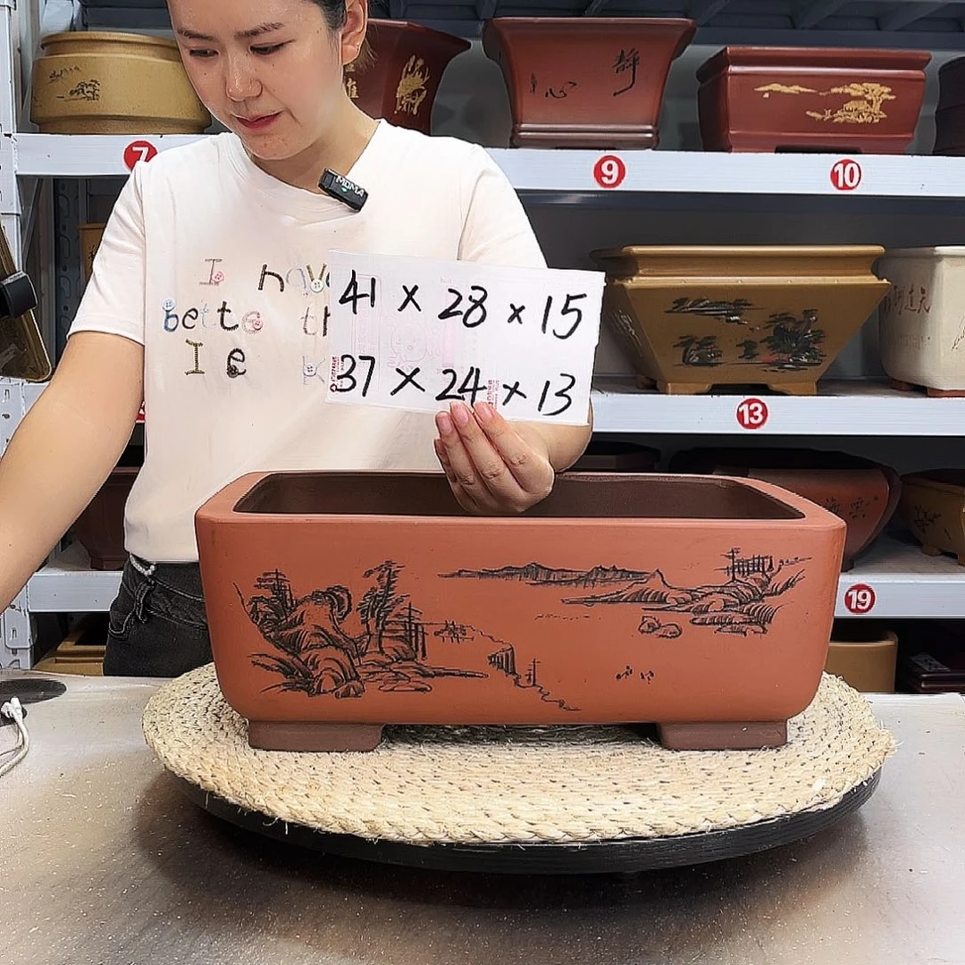 紫砂花盆紫砂花盆