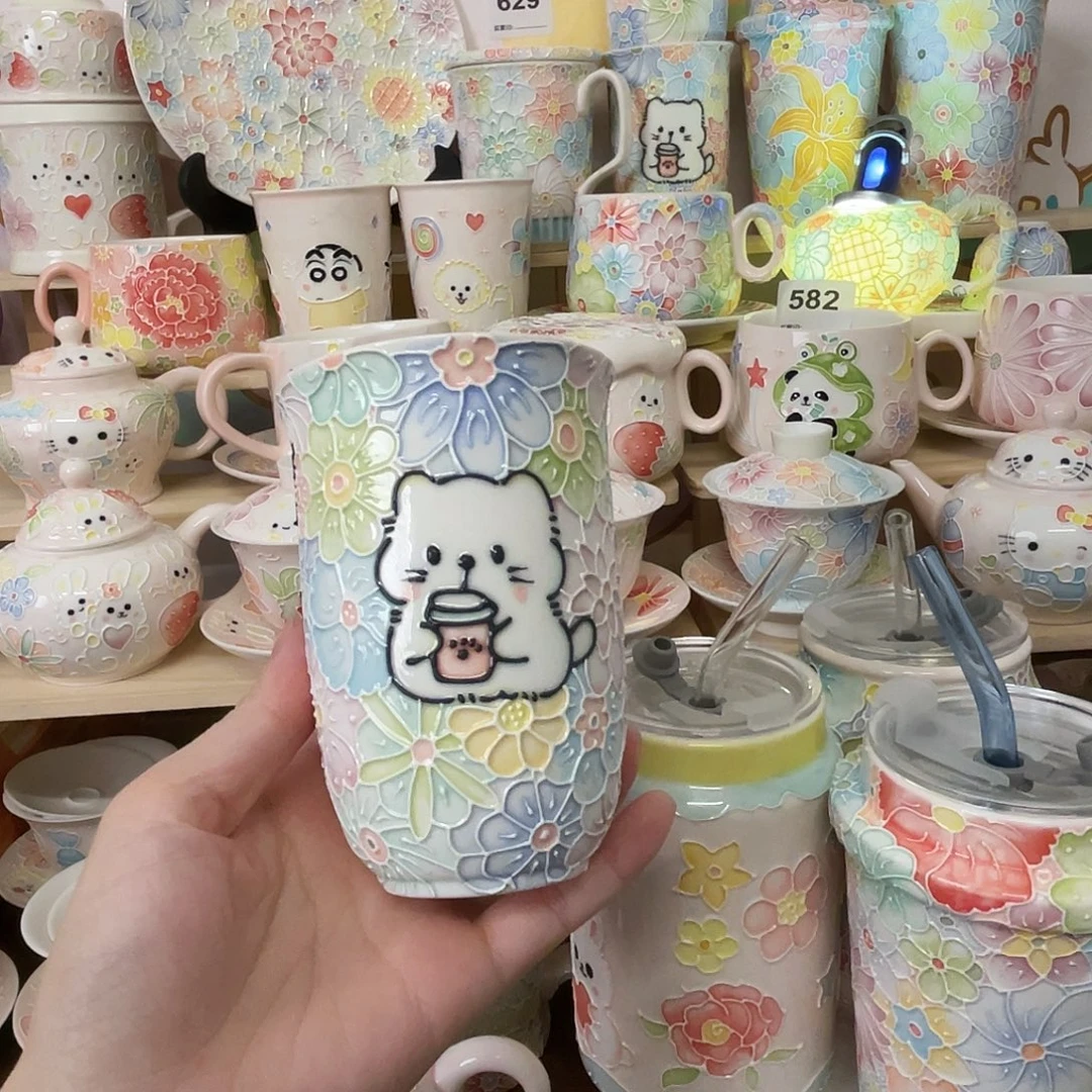 瓷片万花猫咪猫咪猫咪