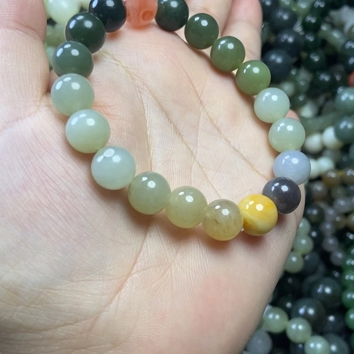 和田玉未镶嵌手链卡10