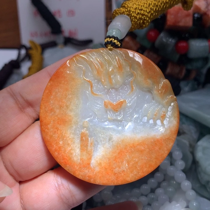 颈饰未镶嵌翡翠保真天然A货翡翠